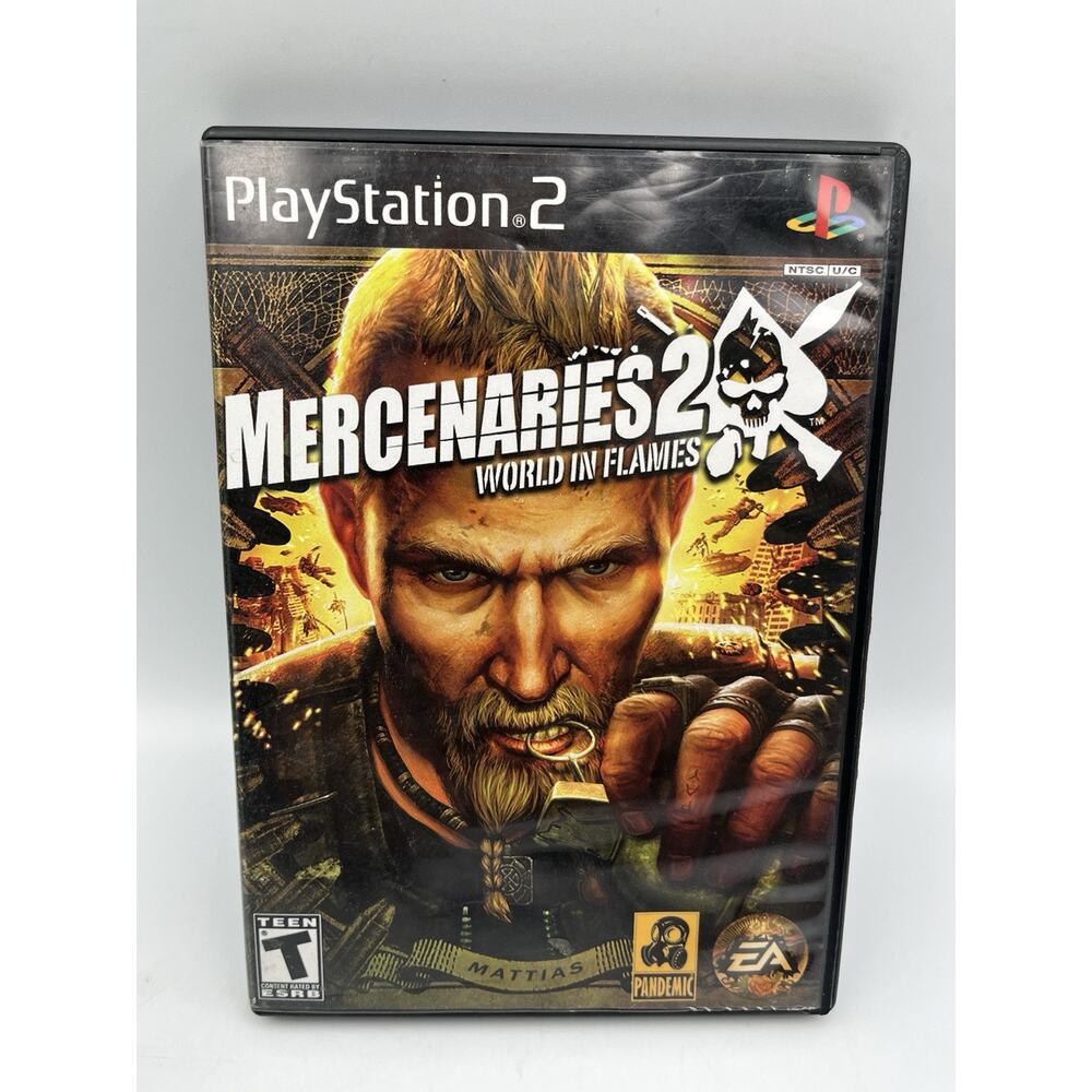 Mercenaries 2: World in Flames (Sony Playstation 2) PS2 Complete Tested Game
